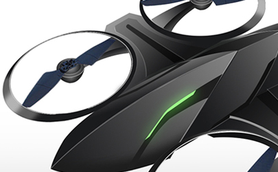 四軸無人機-外觀工業(yè)設計