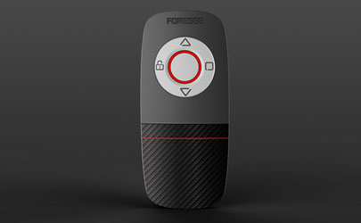 車庫遙控器外觀設計-遙控器工業設計